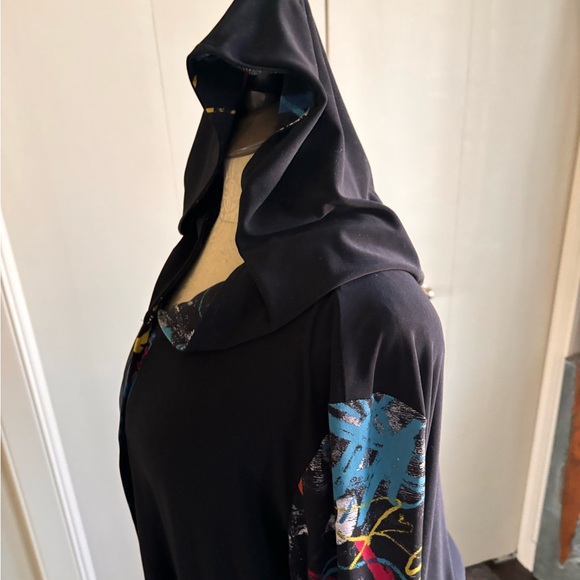 Button Up Jersey Hoodie - Picture 5 of 8